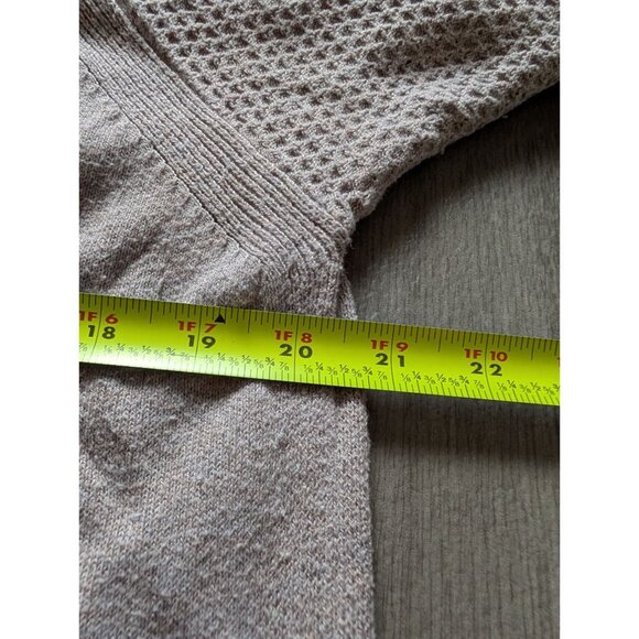 Loft Gray Knit Long Sleeve Tunic Sweater Womens XL - Picture 6 of 7